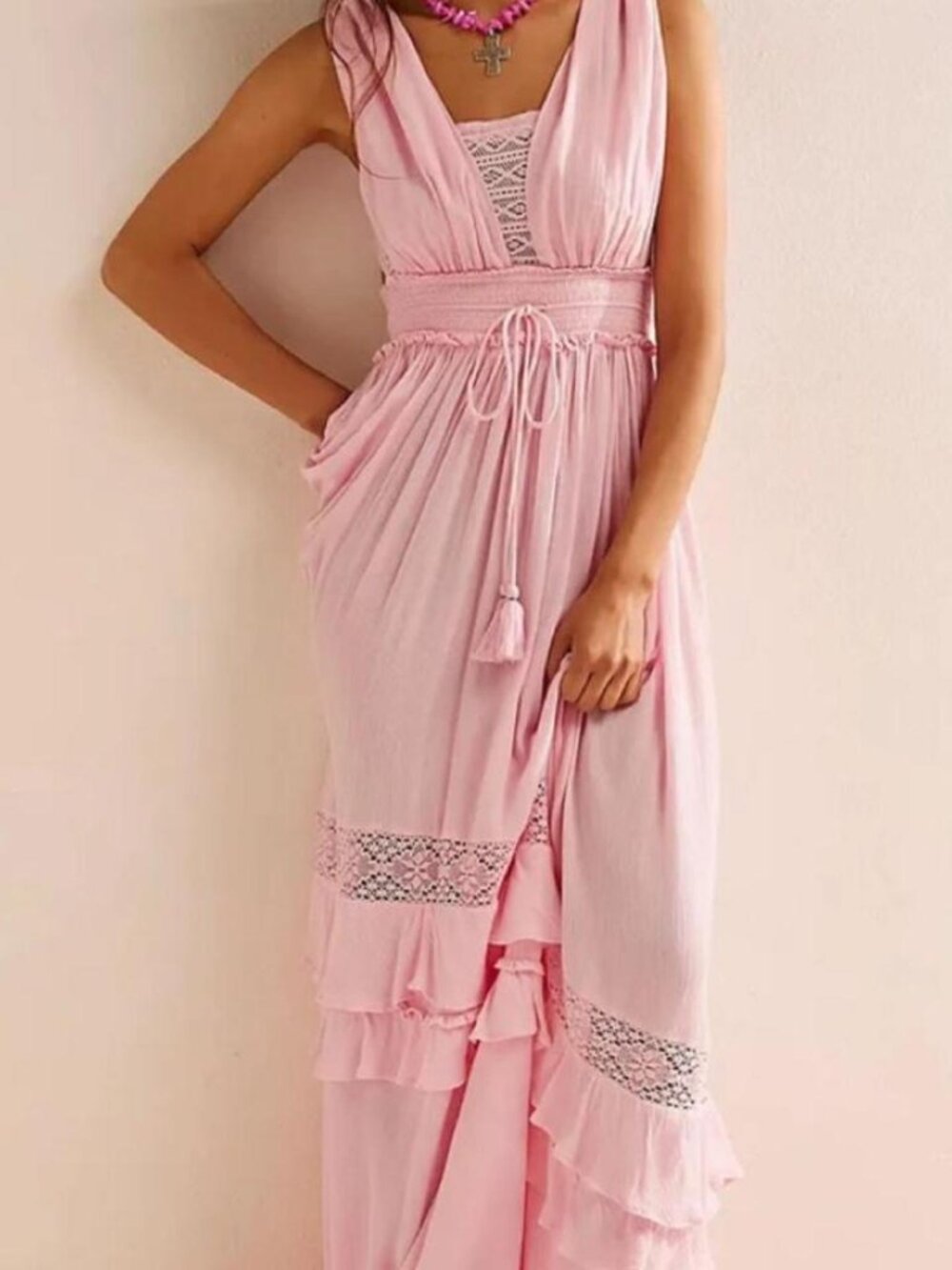 ✨️RARE COLOR! Free People Santa Maria Endless Summer Maxi Dress!
